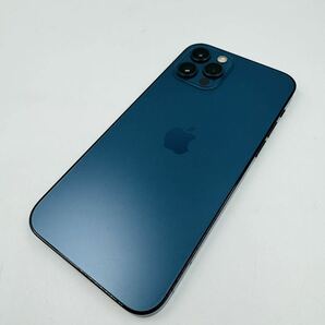 1円スタート Apple iPhone12 Pro 128GB Pacific Blue A2406 MGM83J/A バッテリ79% SIMフリー 判定◯初期化済み スマホ アップル製品 中古の画像1