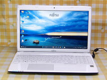 ■美品 LIFEBOOK AH53/R Core i7-4702MQ 8GBメモリ 256GB-SSD ブルーレイ Webカメラ Win11最新■_画像1