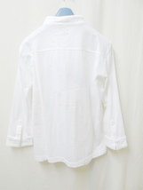 MILOK ミロック　新品未使用　ポケット付きシャツ　WHITE Sサイズ_画像3