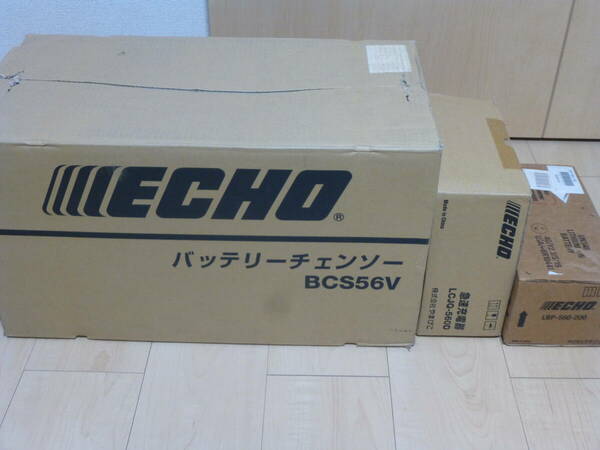 ☆彡送料無料 新品未使用 エコーやまびこ 充電式バッテリー50Vチェンソー BCS56V