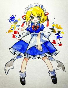 東方Project 旧作 夢月 手描きイラスト 