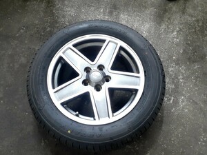 MK74 ジープ パトリオット 純正 アルミホイール 1本 17×6.5J +39 PCD114.3 5穴 タイヤ付属 215/60R17 JEEP 1CT67TRMAB 0YX88TRMAB