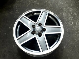 MK74 ジープ パトリオット 純正 アルミホイール 1本 17×6.5J +39 PCD114.3 5穴 JEEP 1CT67TRMAB 0YX88TRMAB