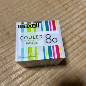 MD 録音用ミニディスク 80分 maxell COULER five color mix 10PACK マクセル