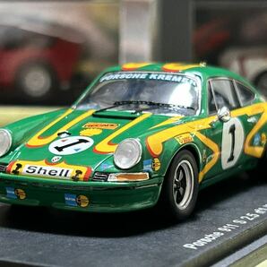 スパーク spark 1/43 Porsche 911 S 2.5 n°1 Winner European GT Trophy 1972 [S0992] John Fitzpatrickの画像1