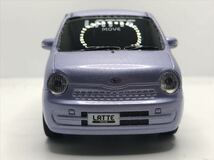 DAIHATSU ダイハツ MOVE LATTE ムーヴ ラテ プルバックカー パープル 箱傷み　同封可能_画像5