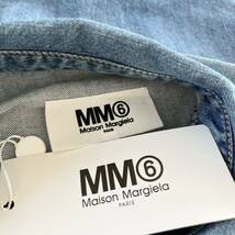 MM6 Maison Margielaマルジェラ　ロゴデニムジャケット　シャツ_画像6