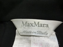 イタリア製　白タグ　Max Mara　マックスマーラ　ストレッチ　シャツ　ワンピース　ライトブラック　３８_画像4