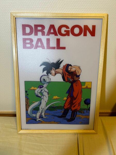 ドラゴンボール　ビジュアルポスター　額入り　額縁　鳥山明 ポスター風デザイン