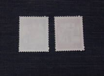 中国切手　各地の民家　2種完未使用　1991年_画像2