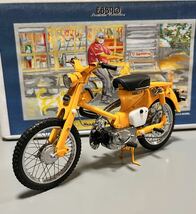 1円 スタート エブロ 1/10 Honda Hunter Cub C105H ホンダ ハンターカブ C105H イエロー_画像1