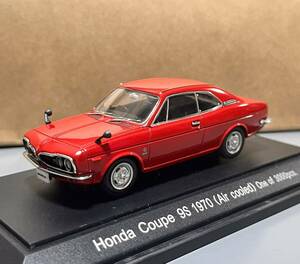 1円 スタート エブロ 1/43 Honda Coupe 9S 1970 Air cooled ホンダ クーペ 9S '70 空冷式 レッド