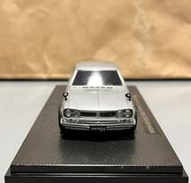 1円 スタート エブロ 1/43 NISSAN SKYLINE 2000GT-R KPGC10 with alloy wheel ニッサン スカイライン GT-R ハコス アロイホイール ジャンク_画像5