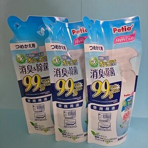 ペティオ ハッピークリーン 犬消臭&除菌 詰替え 400mL×3袋