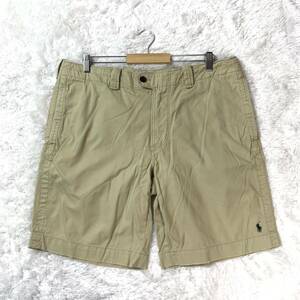 Polo by Ralph Lauren ポロバイラルフローレン ハーフパンツ ショートパンツ ベージュ コットン 大きいサイズ 36 YA6368 