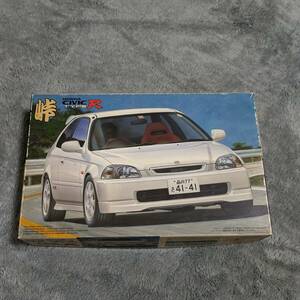 [Fujimi] 1/24 Toge Series EK-9 Honda Civic Type R Ранняя модель Неоткрытые оригинальные колеса с бегуном Наклейка Коробка Резьба, Выцветшая коробка