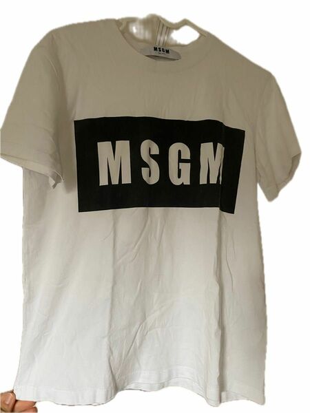 Tシャツ 半袖シャツ ロゴシャツ　msgm