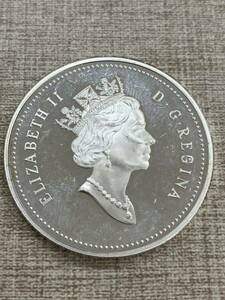天A【7C271】カナダ　25.0g エリザベス　1796 1996 CANADA DOLLAR McINTOSH コイン　メダル　コレクション　レア