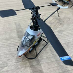 天A【1//195他】ヘリコプター 模型 おもちゃ 置物 ラジコン kyosho x-power ARMY 6個セット ジャンク ヘリ 黄 緑 赤白オレンジの画像5