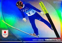 山本涼太 ノルディック複合 ホログラム版 A レギュラーパラレル インサートカード NO.13 EPOCH 2024 TEAM JAPAN WINTER OLYMPIANS 99枚限定_画像1