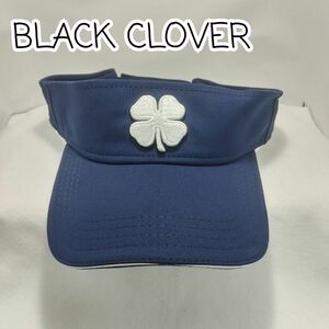 [USED] BLACK CLOVER サンバイザー ネイビー フリーサイズ(約58～62㎝)【0310】