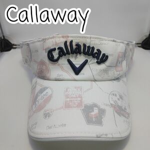 [USED] Callaway サンバイザー フリーサイズ(約60～64㎝)【0341】