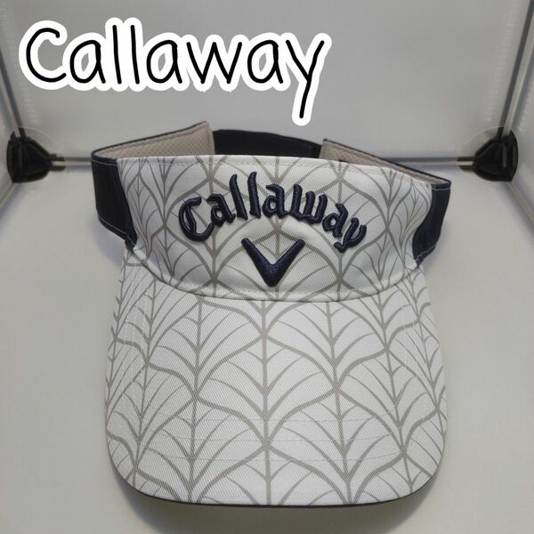 [USED] Callaway サンバイザー フリーサイズ(約59～63㎝)【0343】