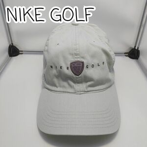 [USED] NIKE GOLF キャップ グレー フリーサイズ(約56～61㎝)【0346】