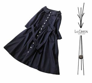 ロイスクレヨン 　美品　ワンピース　 サイズM 　ダークネイビー　Lois CRAYON