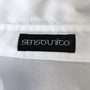 センソユニコ  美品 シャツブラウス  フレンチカフス サイズ40  白  SENSO-UNICO 慈雨の画像6