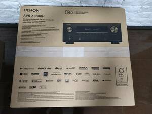 送料無料 動作良好『現行モデル Denon AVR-X3800H 9.4ch AVサラウンドレシーバー 8K HDR10+ IMAX Auro-3D 5年延長保証 付属品揃』AVアンプ