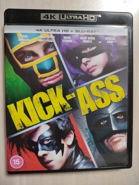 即決 送料無料 ほぼ新品『キック・アス Kick-Ass 4K Ultra HD+Blu-ray 2枚組 海外正規盤』日本未発売レア クロエ・グレース・モレッツ