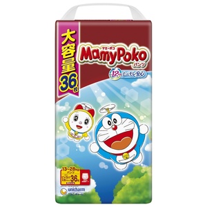  mummy poko pants big large 36 sheets Doraemon × 3 point 