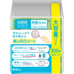 スコッティウェットティシュー除菌アルコールタイプPULPWET1003コパック