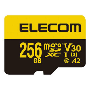 エレコム 高耐久 U3,V30 microSDXC メモリカード 256GB MF-HMS256GU13V3