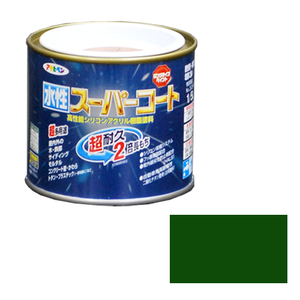 多用途 水性スーパーコート アサヒペン 塗料・オイル 水性塗料1 1/5L ミドリ