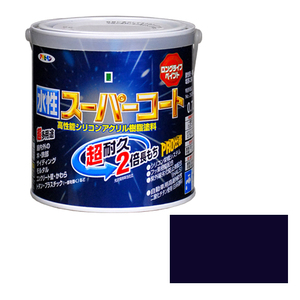 多用途 水性スーパーコート アサヒペン 塗料・オイル 水性塗料1 0.7Lアトランティクブル