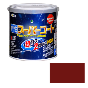 多用途 水性スーパーコート アサヒペン 塗料・オイル 水性塗料1 0.7L ブリックレッド