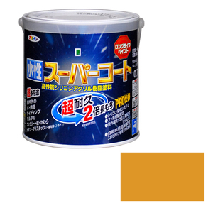 多用途 水性スーパーコート アサヒペン 塗料・オイル 水性塗料1 0.7L シトラスイエロー