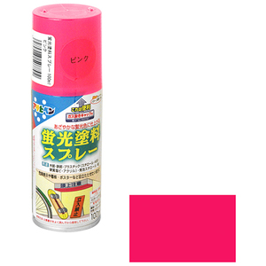 蛍光塗料スプレー アサヒペン 塗料 スプレー塗料 100ml ピンク