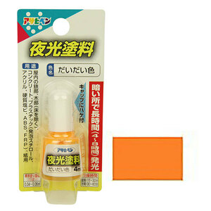  night light paints Asahi pen paints varnish * hobby paints 4ml orange iro