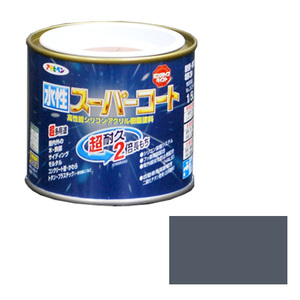 多用途 水性スーパーコート アサヒペン 塗料・オイル 水性塗料1 1/5L グレー