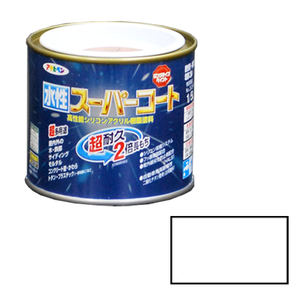 多用途 水性スーパーコート アサヒペン 塗料・オイル 水性塗料1 1/5L シロ