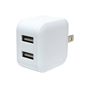 miyosiUSB-AC adapter slim 2.4A white MBP-US03/WH