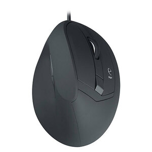 Digiote geo wire quiet sound 5 button BlueLED L gono Miku s mouse MUS-UKF208 black MUS-UKF208BK