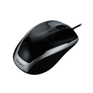 Digiote geo wire 3 button BlueLED mouse black MUS-UKT115BK