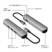 HYPER HyperDrive 6in1 USB-C Hub HP15582_画像6