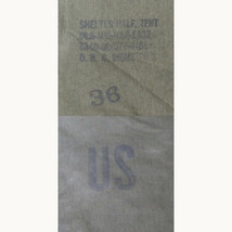 【米軍実物】シェルターハーフ テント（パップテント）DLA-89,DLA-83? シェルター未使用 軍幕〈米軍放出品〉　_画像5