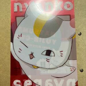 Lala 2024 апрельский выпуск Приложение Natsume Friends Book Nyanko Mini Clear File