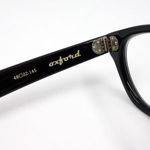 日本製 鯖江 眼鏡 フレーム 職人 ハンドメイド ボストン ウェリントン NO2 新品 ブラック 黒の画像7